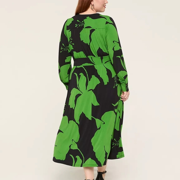 Lane Bryant Faux Wrap Dress - Picture 2 of 7